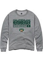 Gwendolyn Hershberger  Rally Ohio Bobcats Mens Graphite NIL Stacked Box Long Sleeve Crew Sweatsh..