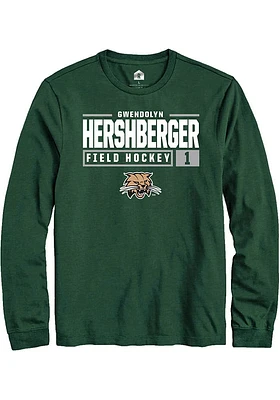 Gwendolyn Hershberger Ohio Bobcats Rally NIL Stacked Box Long Sleeve T Shirt