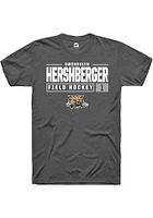 Gwendolyn Hershberger  Ohio Bobcats Dark Grey Rally NIL Stacked Box Short Sleeve T Shirt