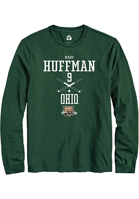 Mary Huffman Ohio Bobcats Rally NIL Sport Icon Long Sleeve T Shirt