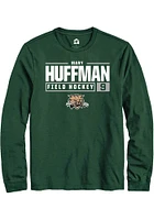 Mary Huffman Ohio Bobcats Rally NIL Stacked Box Long Sleeve T Shirt