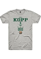 Meela Kopp  Ohio Bobcats Ash Rally NIL Sport Icon Short Sleeve T Shirt