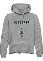 Meela Kopp  Rally Ohio Bobcats Mens Graphite NIL Sport Icon Long Sleeve Hoodie