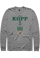 Meela Kopp  Ohio Bobcats Graphite Rally NIL Sport Icon Long Sleeve T Shirt