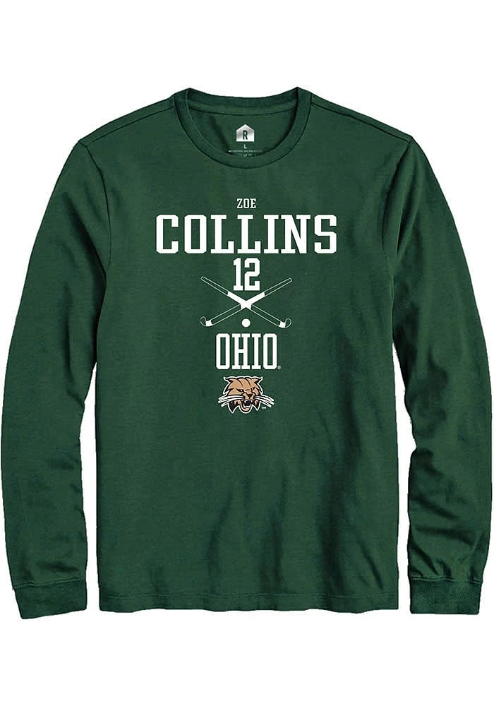 Zoe Collins Ohio Bobcats Rally NIL Sport Icon Long Sleeve T Shirt