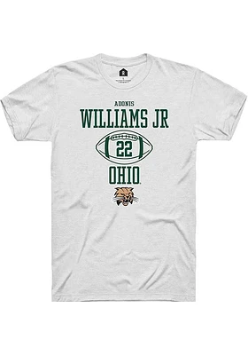 Adonis Williams Jr. Ohio Bobcats Rally NIL Sport Icon Short Sleeve T Shirt