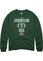 Aidan Johnson Rally Ohio Bobcats Mens NIL Sport Icon Long Sleeve Crew Sweatshirt