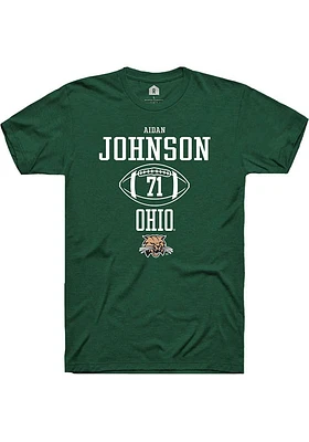 Aidan Johnson Ohio Bobcats Rally NIL Sport Icon Short Sleeve T Shirt