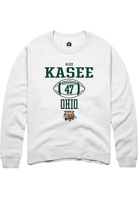 Alex Kasee Rally Ohio Bobcats Mens NIL Sport Icon Long Sleeve Crew Sweatshirt