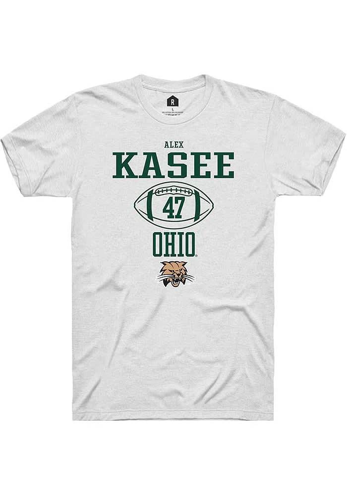 Alex Kasee Ohio Bobcats Rally NIL Sport Icon Short Sleeve T Shirt