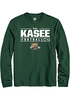 Alex Kasee Ohio Bobcats Rally NIL Stacked Box Long Sleeve T Shirt