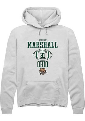 Andrew Marshall Rally Ohio Bobcats Mens NIL Sport Icon Long Sleeve Hoodie