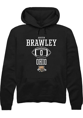 Austin Brawley Rally Ohio Bobcats Mens NIL Sport Icon Long Sleeve Hoodie