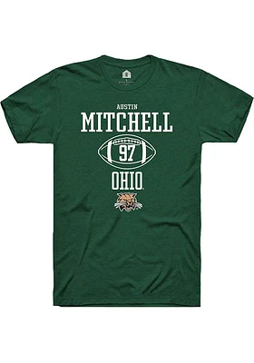 Austin Mitchell Ohio Bobcats Rally NIL Sport Icon Short Sleeve T Shirt