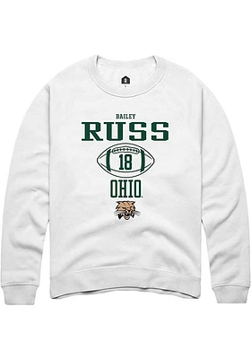 Bailey Russ Rally Ohio Bobcats Mens NIL Sport Icon Long Sleeve Crew Sweatshirt