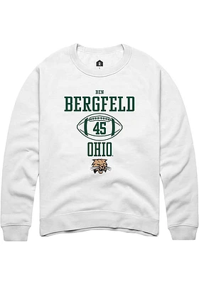 Ben Bergfeld Rally Ohio Bobcats Mens NIL Sport Icon Long Sleeve Crew Sweatshirt