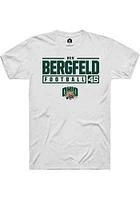 Ben Bergfeld Ohio Bobcats Rally NIL Stacked Box Short Sleeve T Shirt