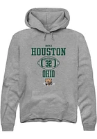 Bryce Houston  Rally Ohio Bobcats Mens Graphite NIL Sport Icon Long Sleeve Hoodie