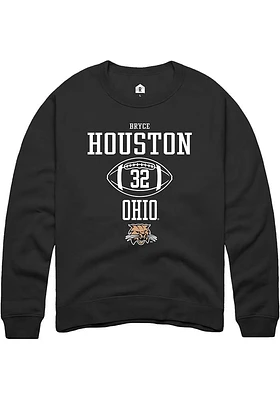 Bryce Houston Rally Ohio Bobcats Mens NIL Sport Icon Long Sleeve Crew Sweatshirt