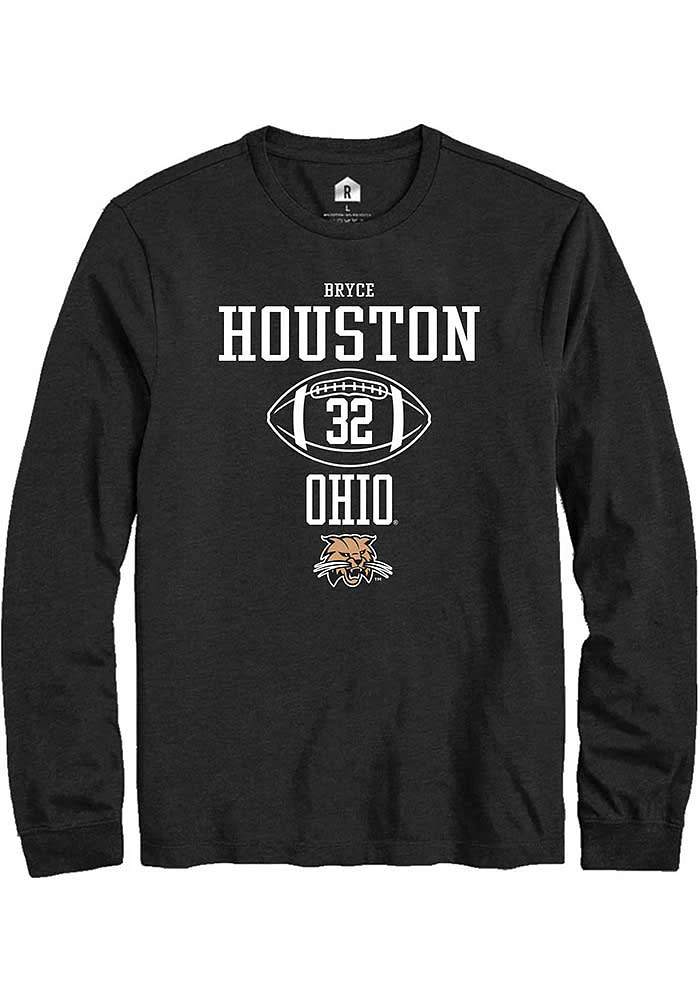 Bryce Houston Ohio Bobcats Rally NIL Sport Icon Long Sleeve T Shirt