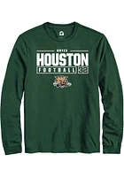 Bryce Houston Ohio Bobcats Rally NIL Stacked Box Long Sleeve T Shirt