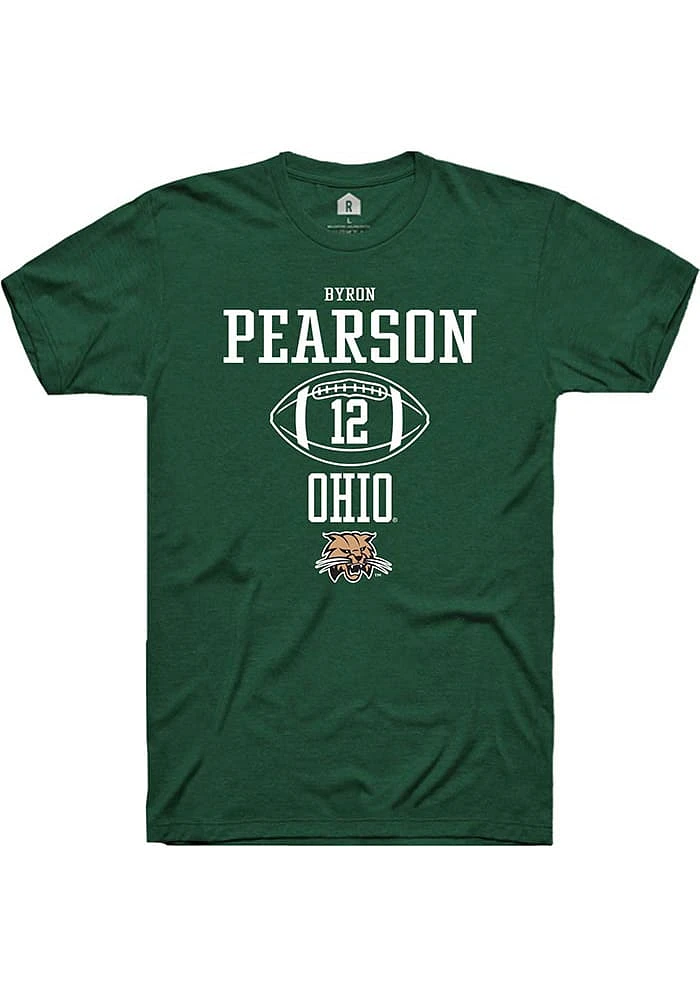 Byron Pearson Ohio Bobcats Rally NIL Sport Icon Short Sleeve T Shirt