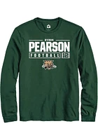 Byron Pearson Ohio Bobcats Rally NIL Stacked Box Long Sleeve T Shirt