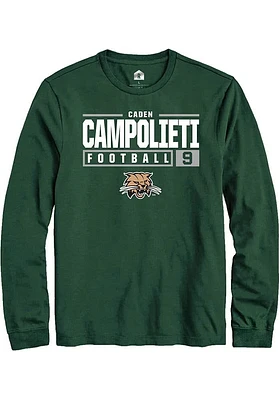 Caden Campolieti Ohio Bobcats Rally NIL Stacked Box Long Sleeve T Shirt