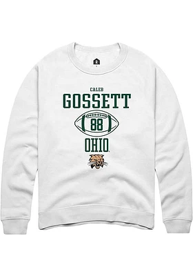 Caleb Gossett Rally Ohio Bobcats Mens NIL Sport Icon Long Sleeve Crew Sweatshirt