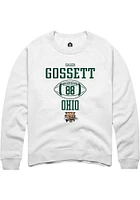 Caleb Gossett Rally Ohio Bobcats Mens NIL Sport Icon Long Sleeve Crew Sweatshirt