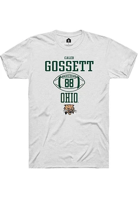 Caleb Gossett Ohio Bobcats Rally NIL Sport Icon Short Sleeve T Shirt