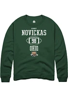 Danny Novickas Rally Ohio Bobcats Mens NIL Sport Icon Long Sleeve Crew Sweatshirt