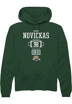 Danny Novickas Rally Ohio Bobcats Mens NIL Sport Icon Long Sleeve Hoodie