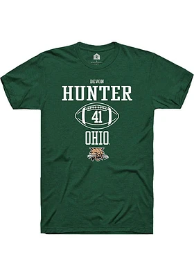 Devon Hunter Ohio Bobcats Rally NIL Sport Icon Short Sleeve T Shirt