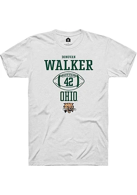 Donovan Walker Ohio Bobcats Rally NIL Sport Icon Short Sleeve T Shirt