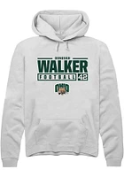 Donovan Walker Rally Ohio Bobcats Mens NIL Stacked Box Long Sleeve Hoodie