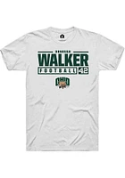 Donovan Walker Ohio Bobcats Rally NIL Stacked Box Short Sleeve T Shirt