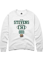 Dylan Stevens Rally Ohio Bobcats Mens NIL Sport Icon Long Sleeve Crew Sweatshirt