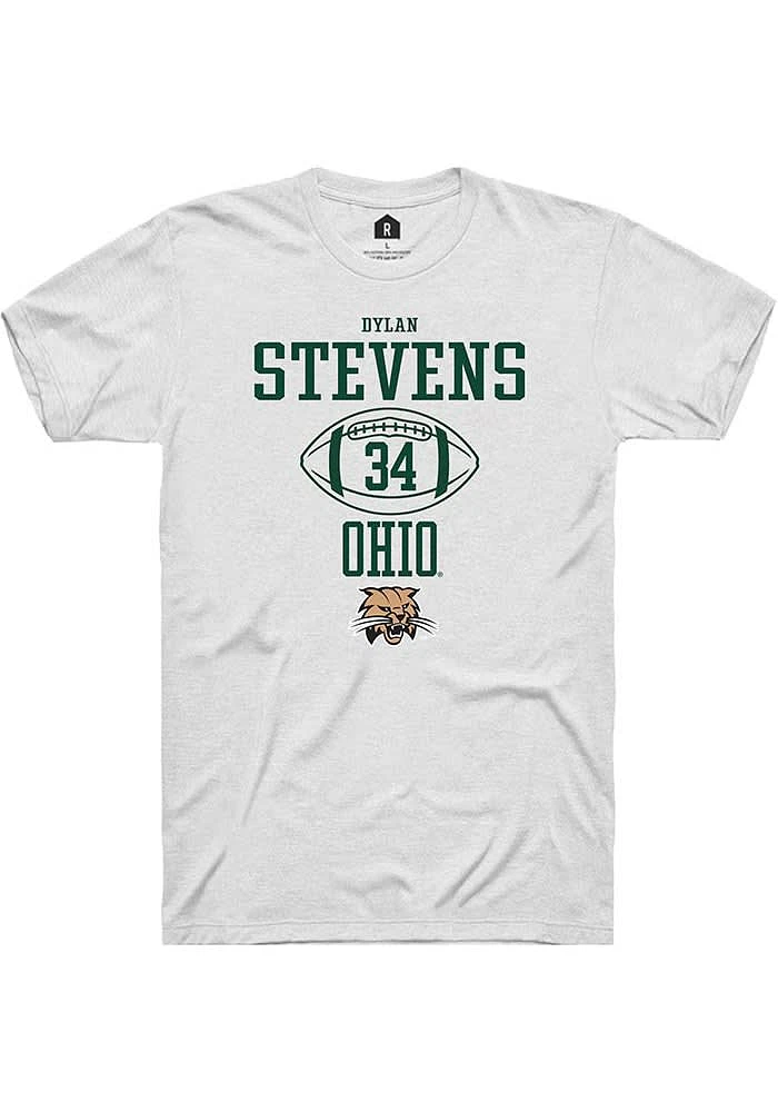 Dylan Stevens Ohio Bobcats Rally NIL Sport Icon Short Sleeve T Shirt