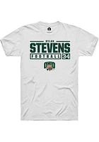 Dylan Stevens Ohio Bobcats Rally NIL Stacked Box Short Sleeve T Shirt