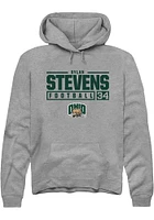 Dylan Stevens  Rally Ohio Bobcats Mens Graphite NIL Stacked Box Long Sleeve Hoodie