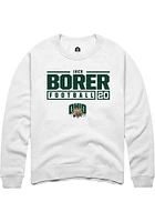 Jack Borer Rally Ohio Bobcats Mens NIL Stacked Box Long Sleeve Crew Sweatshirt