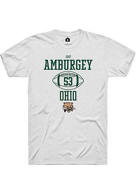 Jay Amburgey Ohio Bobcats Rally NIL Sport Icon Short Sleeve T Shirt