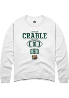 Jayvian Crable Rally Ohio Bobcats Mens NIL Sport Icon Long Sleeve Crew Sweatshirt