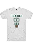 Jayvian Crable Ohio Bobcats Rally NIL Sport Icon Short Sleeve T Shirt