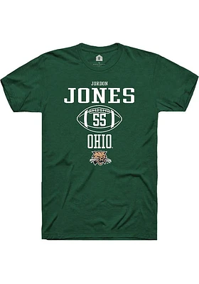 Jordon Jones Ohio Bobcats Rally NIL Sport Icon Short Sleeve T Shirt