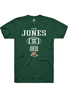 Jordon Jones Ohio Bobcats Rally NIL Sport Icon Short Sleeve T Shirt