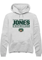 Jordon Jones Rally Ohio Bobcats Mens NIL Stacked Box Long Sleeve Hoodie