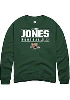 Jordon Jones Rally Ohio Bobcats Mens NIL Stacked Box Long Sleeve Crew Sweatshirt