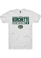 Justin Birchette Ohio Bobcats Rally NIL Stacked Box Short Sleeve T Shirt